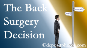 Vancouver back surgery for a disc herniation is an option to be carefully studied before a decision is made to proceed. 