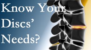 Your Vancouver chiropractor thoroughly understands spinal discs and what they need nutritionally. Do you?