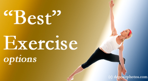 Vancouver Disc Centers applauds the question from our back pain sufferers who want to know which exercise is best to get rid of pain: Pilates, yoga, strength, core, aerobic, etc.?