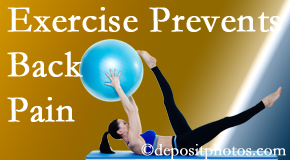 Vancouver Disc Centers encourages Vancouver back pain prevention with exercise.