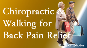 Vancouver Disc Centers encourages walking for back pain relief in combination with chiropractic treatment to maximize distance walked.