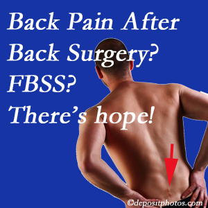 Vancouver chiropractic care offers a treatment plan for relieving post-back surgery continued pain (FBSS or failed back surgery syndrome).