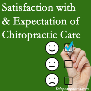 Vancouver chiropractic care provides patient satisfaction and meets patient expectations of pain relief.