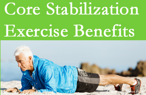 Vancouver Disc Centers shares support for core stabilization exercises at any age in the management and prevention of back pain. 