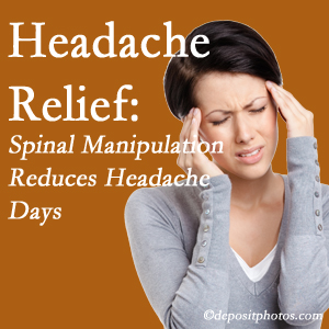 Vancouver chiropractic care at Vancouver Disc Centers may reduce headache days each month.