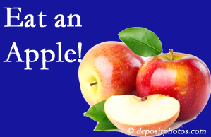 Vancouver chiropractic care recommends healthy diets full of fruits and veggies, so enjoy an apple the apple season!
