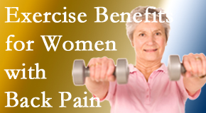 Vancouver Disc Centers shares new research about how beneficial exercise is, especially for older women with back pain. 