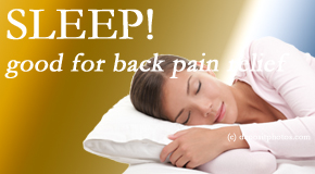Vancouver Disc Centers shares research that says good sleep helps keep back pain at bay. 