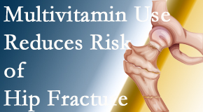 Vancouver Disc Centers presents new research that shows a reduction in hip fracture by those taking multivitamins.