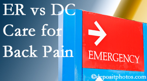 	Vancouver Disc Centers invites Vancouver back pain patients to the clinic instead of the emergency room for pain meds whenever possible.