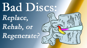 Vancouver Disc Centers offers conservative care for degenerated, bad discs to help back pain sufferers enjoy their lives now.