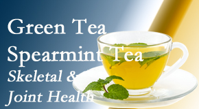 Vancouver Disc Centers shares the benefits of green tea on skeletal health, a bonus for our Vancouver chiropractic patients.