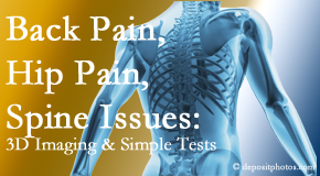 Vancouver Disc Centers examines back pain patients for a variety of issues like back pain and hip pain and other spine issues with imaging and clinical tests that influence a relieving chiropractic treatment plan.