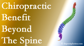 Vancouver Disc Centers chiropractic care benefits more than the spine particularly when the thoracic spine is treated!