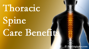 Vancouver Disc Centers is amazed at the benefit of thoracic spine treatment beyond the thoracic spine to help even neck and back pain. 