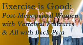 Vancouver Disc Centers promotes simple yet enjoyable exercises for post-menopausal women with vertebral fractures and back pain sufferers. 