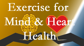 A healthy heart helps maintain a healthy mind, so Vancouver Disc Centers encourages exercise.