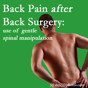 picture of a Vancouver spinal manipulation for back pain after back surgery