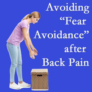 Vancouver chiropractic care encourages back pain patients to resist the urge to avoid normal spine motion once they are through their pain.